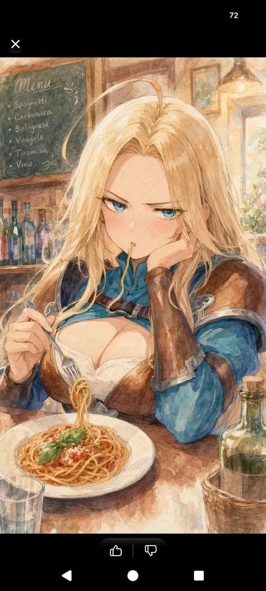 水彩レストランのヒロイン