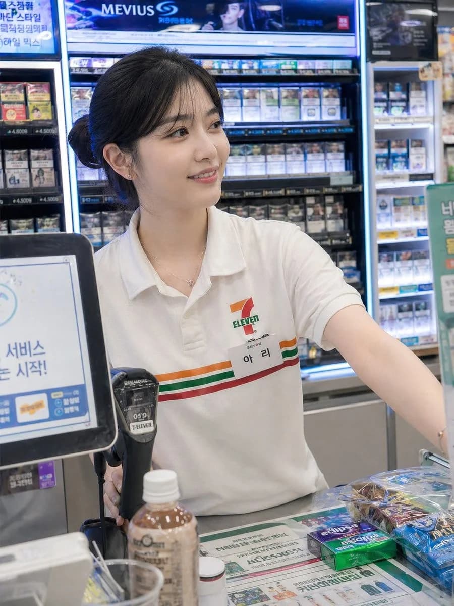 แคนดิดแคชเชียร์ร้านสะดวกซื้อ