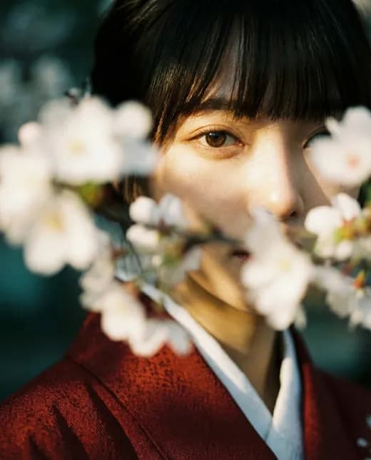Potret Kimono Wabi-Sabi Melalui Bunga