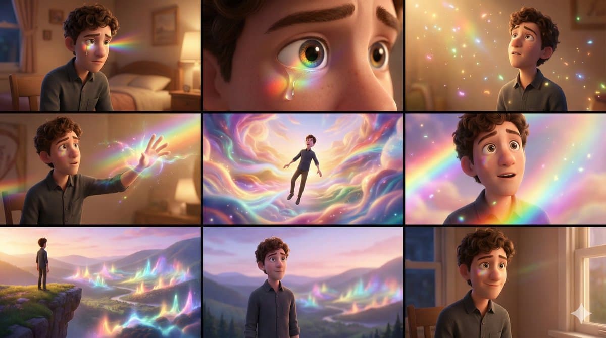 Storyboard Gaya Pixar Grid 3x3