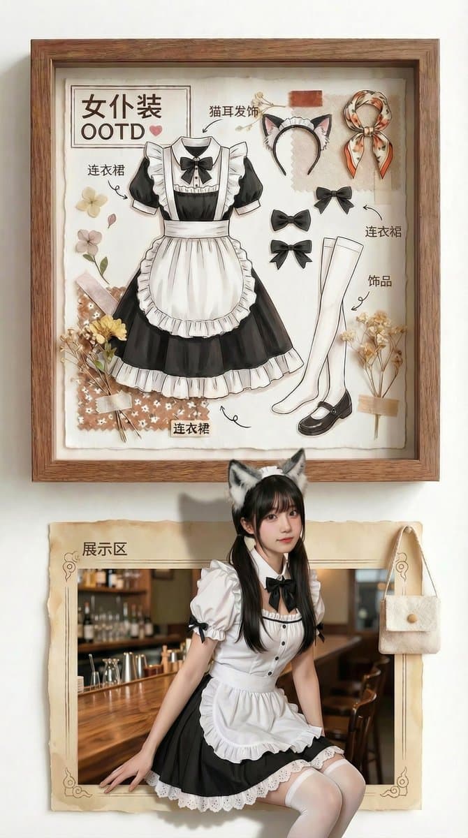 標本箱とリアルな衣装美学のデュエット