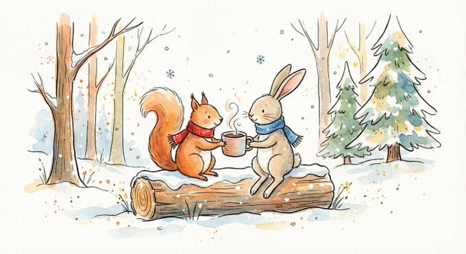Childlike Style Illustration