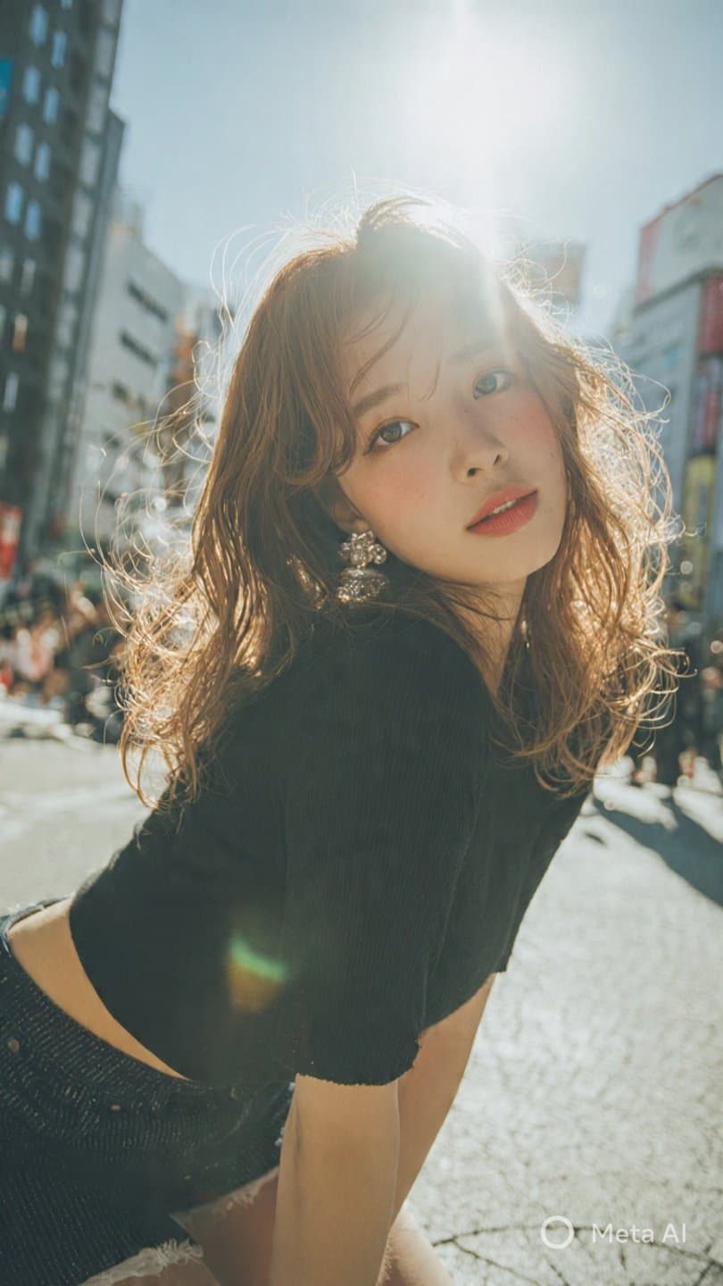 Model Kecantikan Jepang Muda
