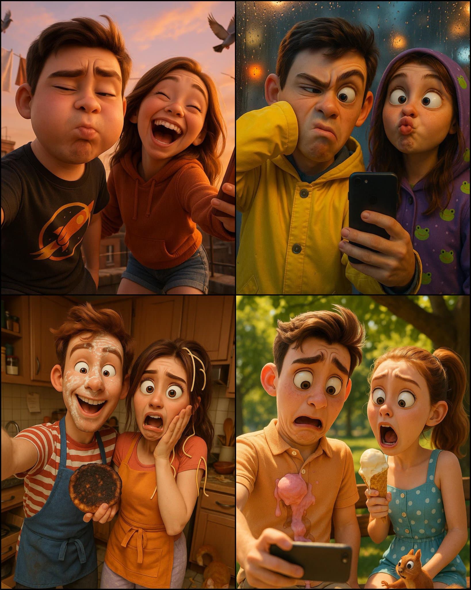 بورتريه ثلاثي الأبعاد بأسلوب Pixar بدقة Ultra HD 4K