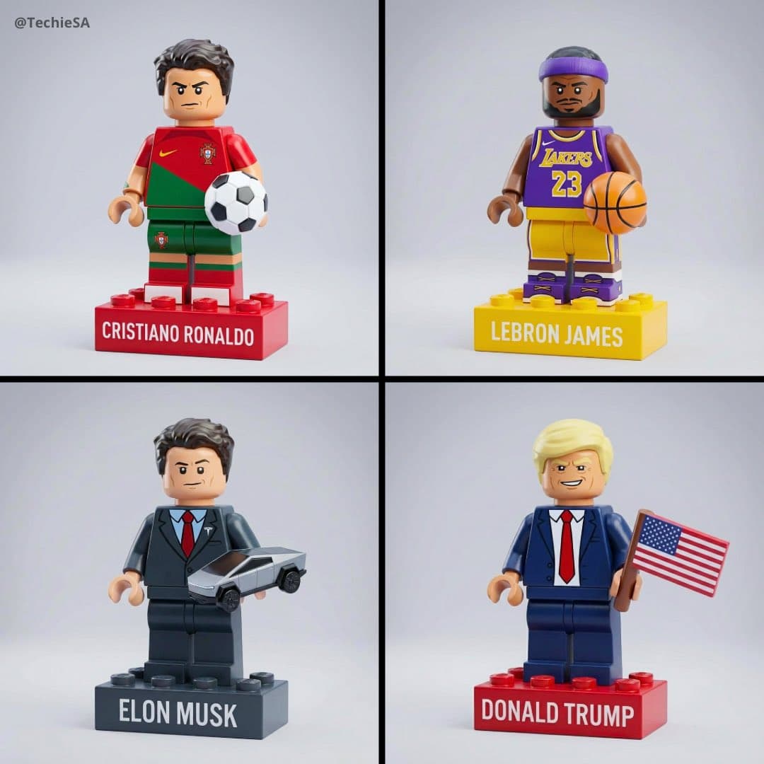 Mini figurine 3D style Lego