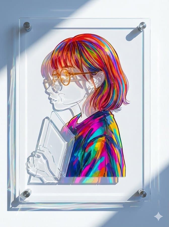 Fotos Transformadas em Belas Artes em Acrílico — Generated result
