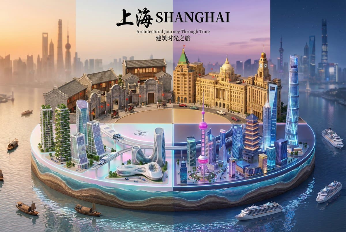 سفر عبر الزمن لمدينة Shanghai بتقنية 3D