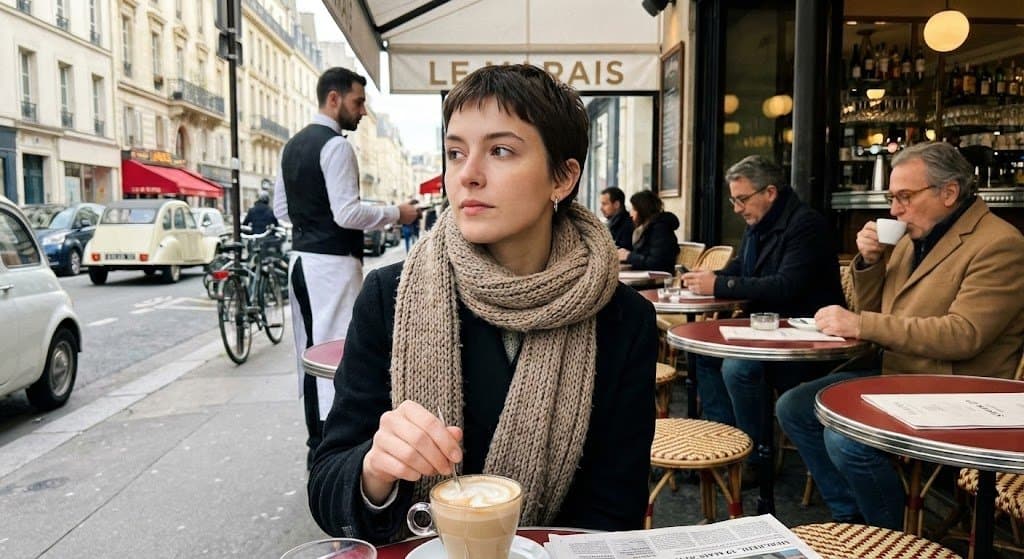 Generar una foto realista de un momento y lugar específicos — Generated result