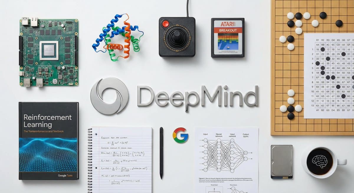 Google DeepMind Demonstrating a Neat Object Arrangement — Generated result