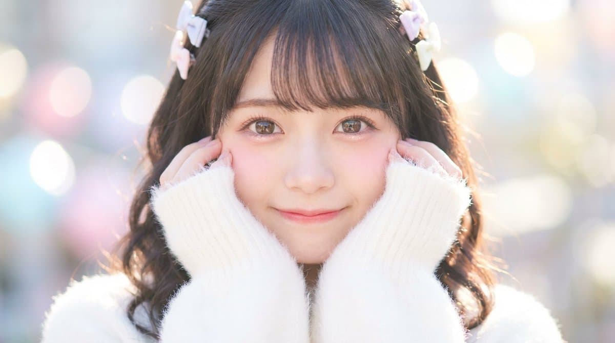 Potret close-up idol imut