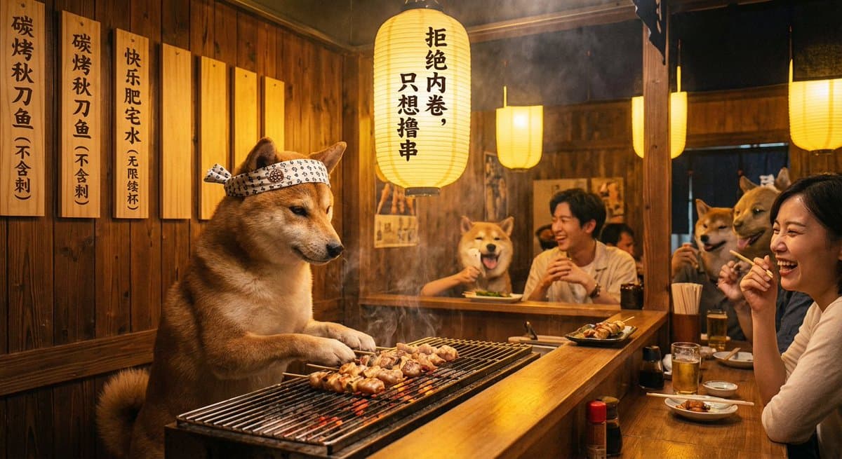 أسياخ كلب مشوية على طريقة Izakaya اليابانية