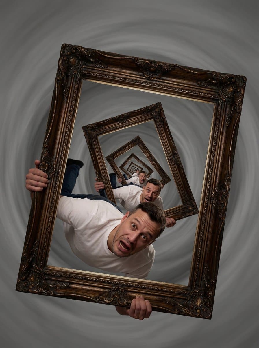 A Man Trapped in a Picture Frame Matryoshka