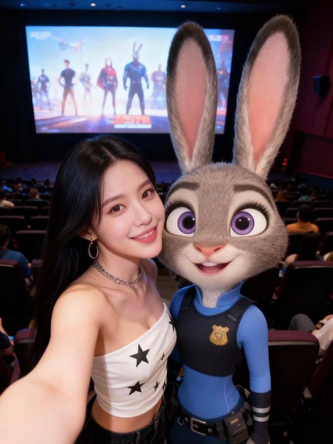 سيلفي مع شخصيات Zootopia