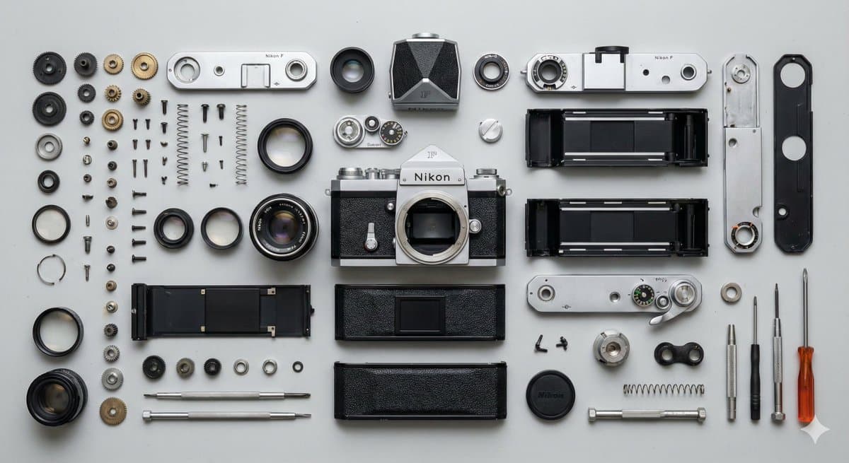 Camera Disassembly — Generated result