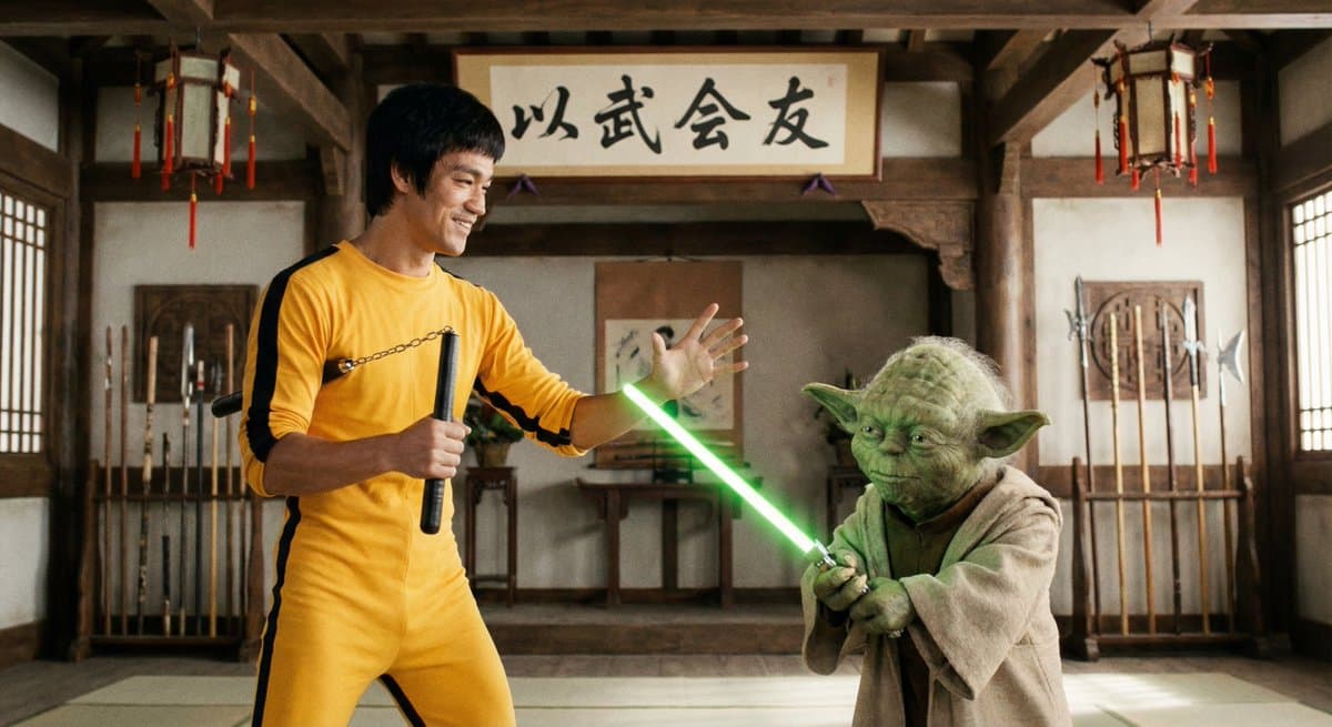 Bruce Lee Meets Yoda — Generated result