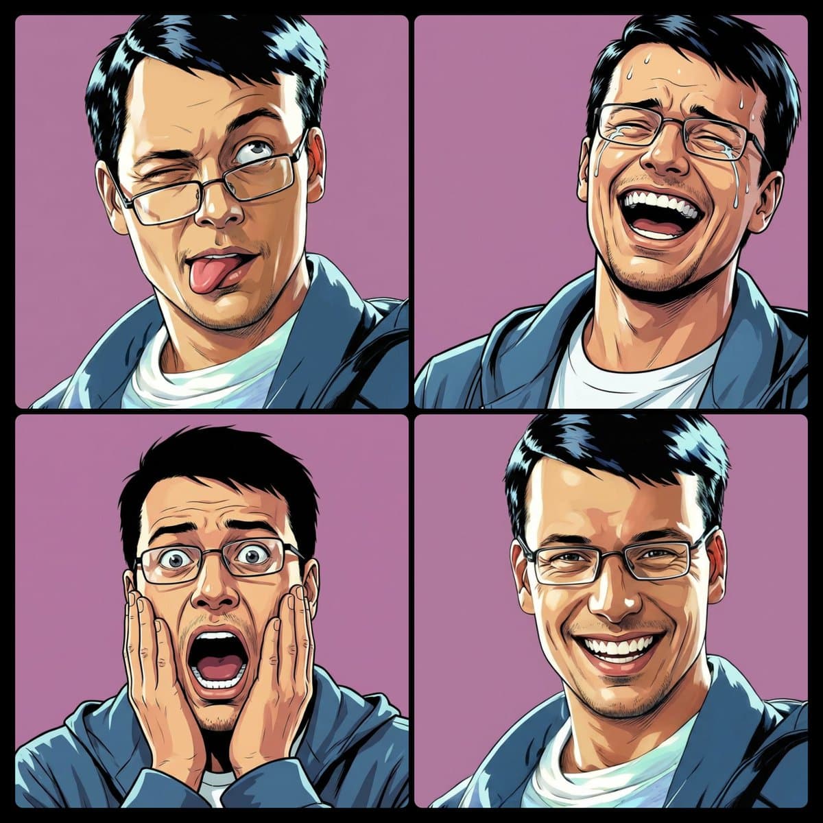 Membuat Ekspresi Emoji