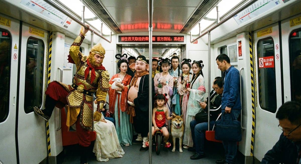 Karakter Journey to the West di Subway
