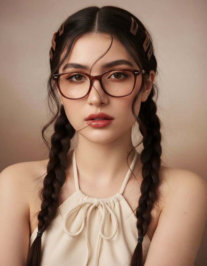 Potret close-up ultra-realist berkualitas tinggi