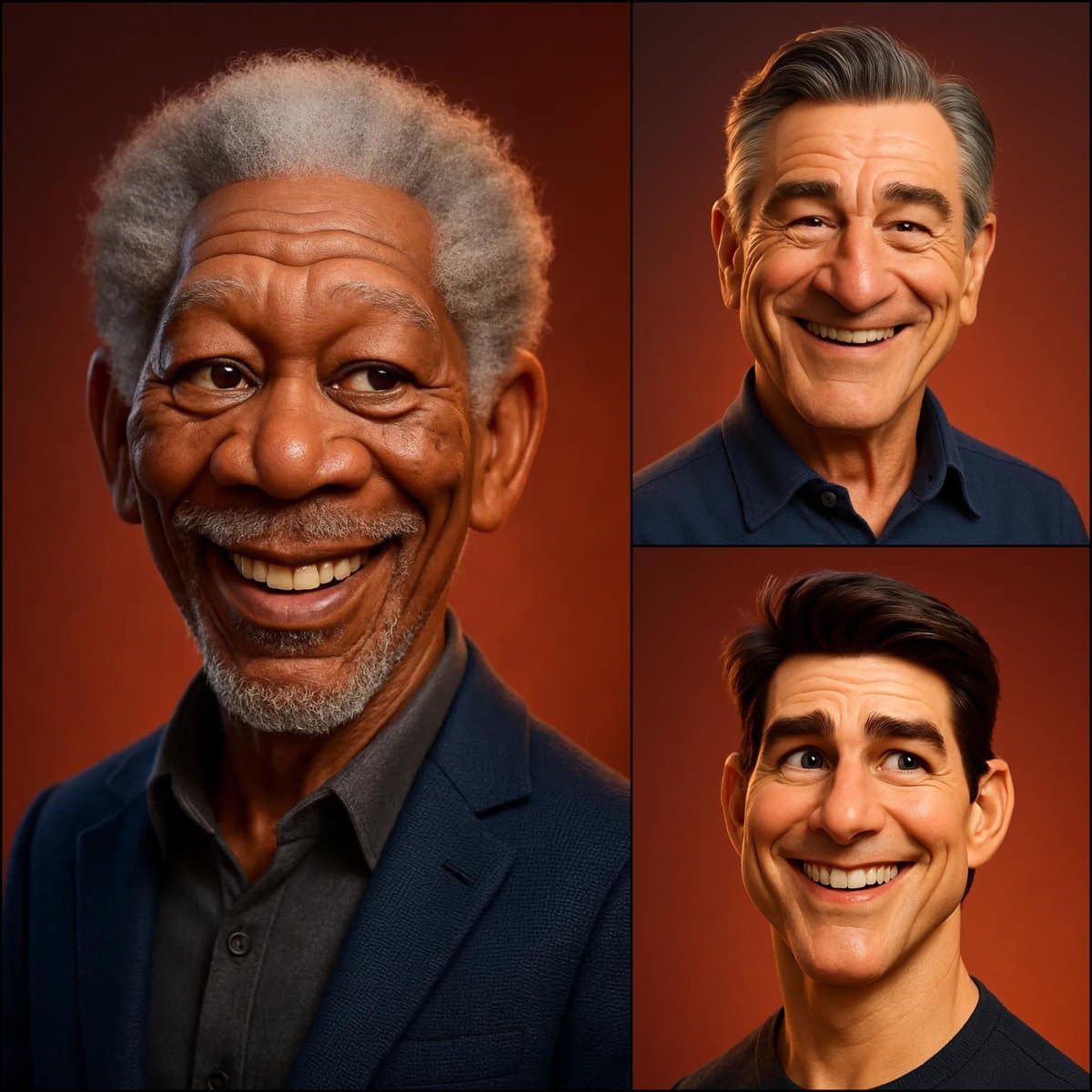 3D cartoon portrait — Generated result