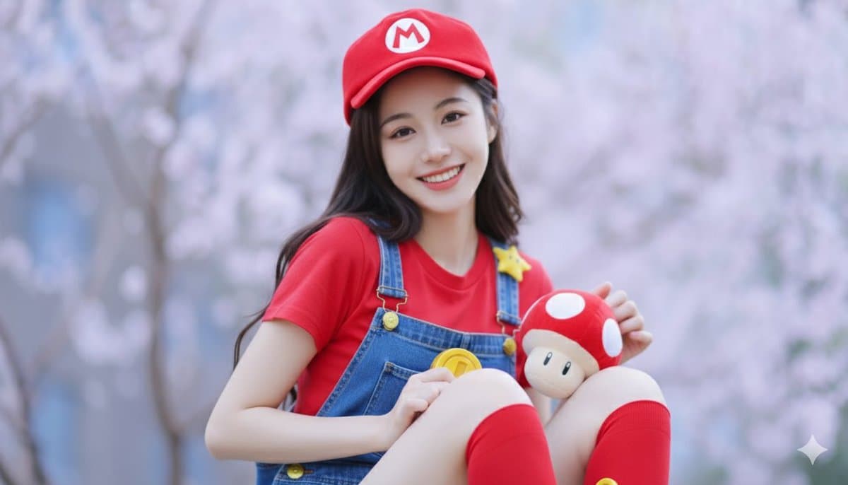 صورة بأسلوب Super Mario