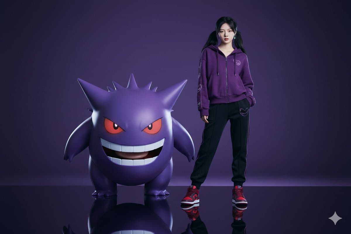 شخص وGengar عملاق