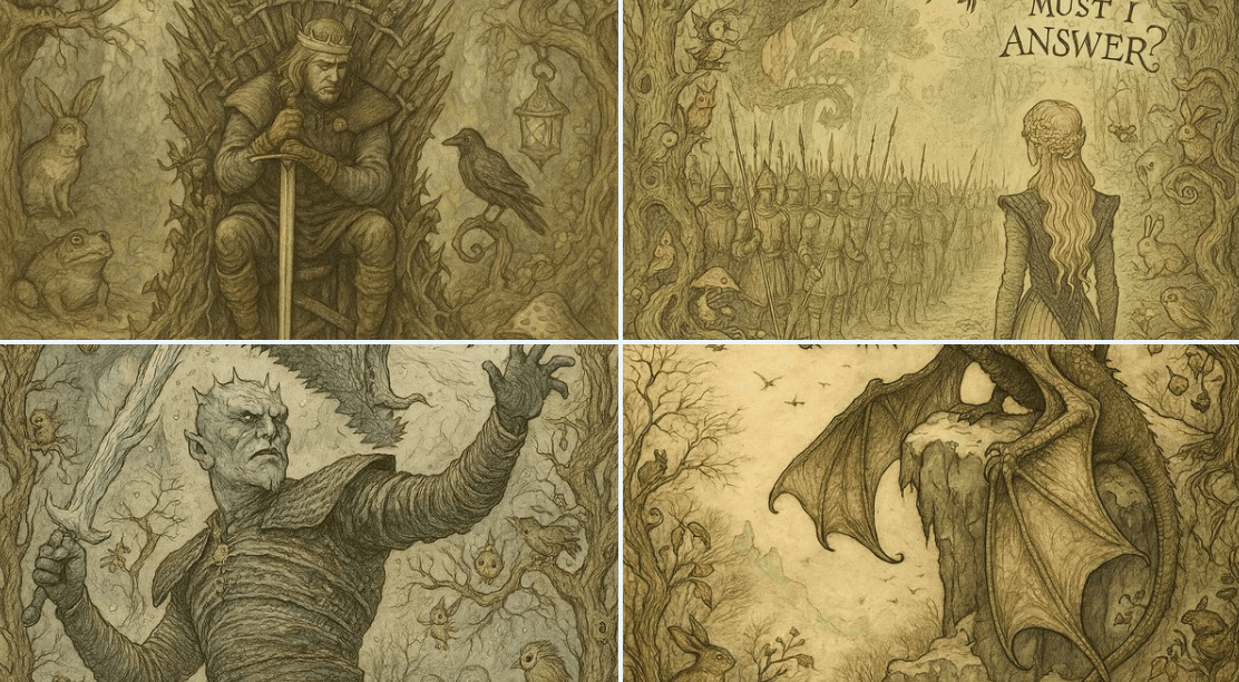 1920s Arthur Rackham Style Fairytale Illustration