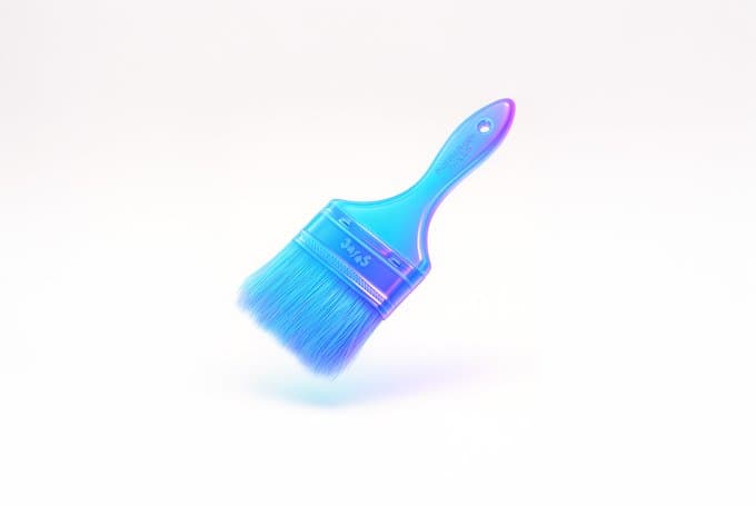 3D نيون زجاجي عائم
