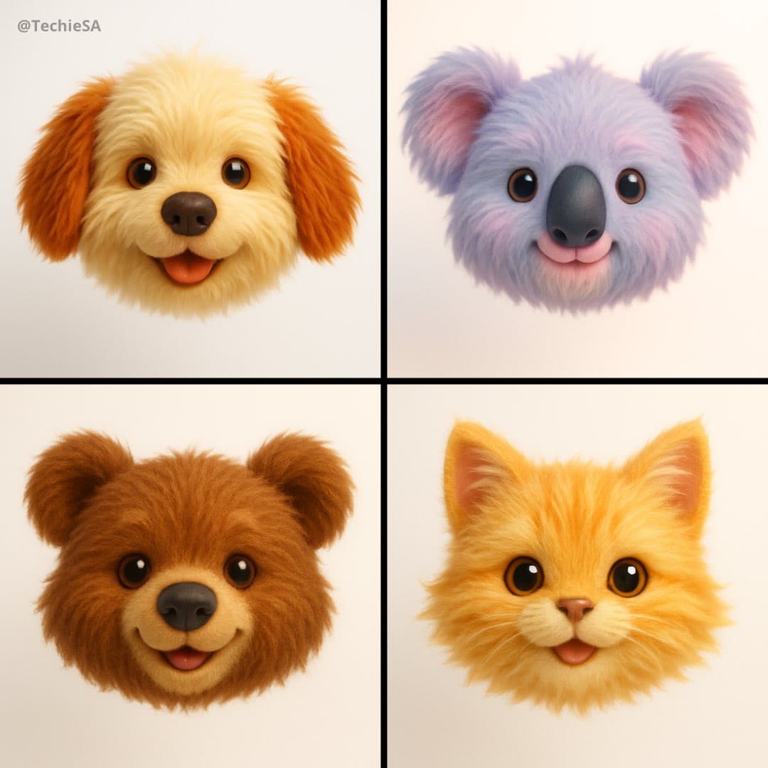 Tête Emoji 3D