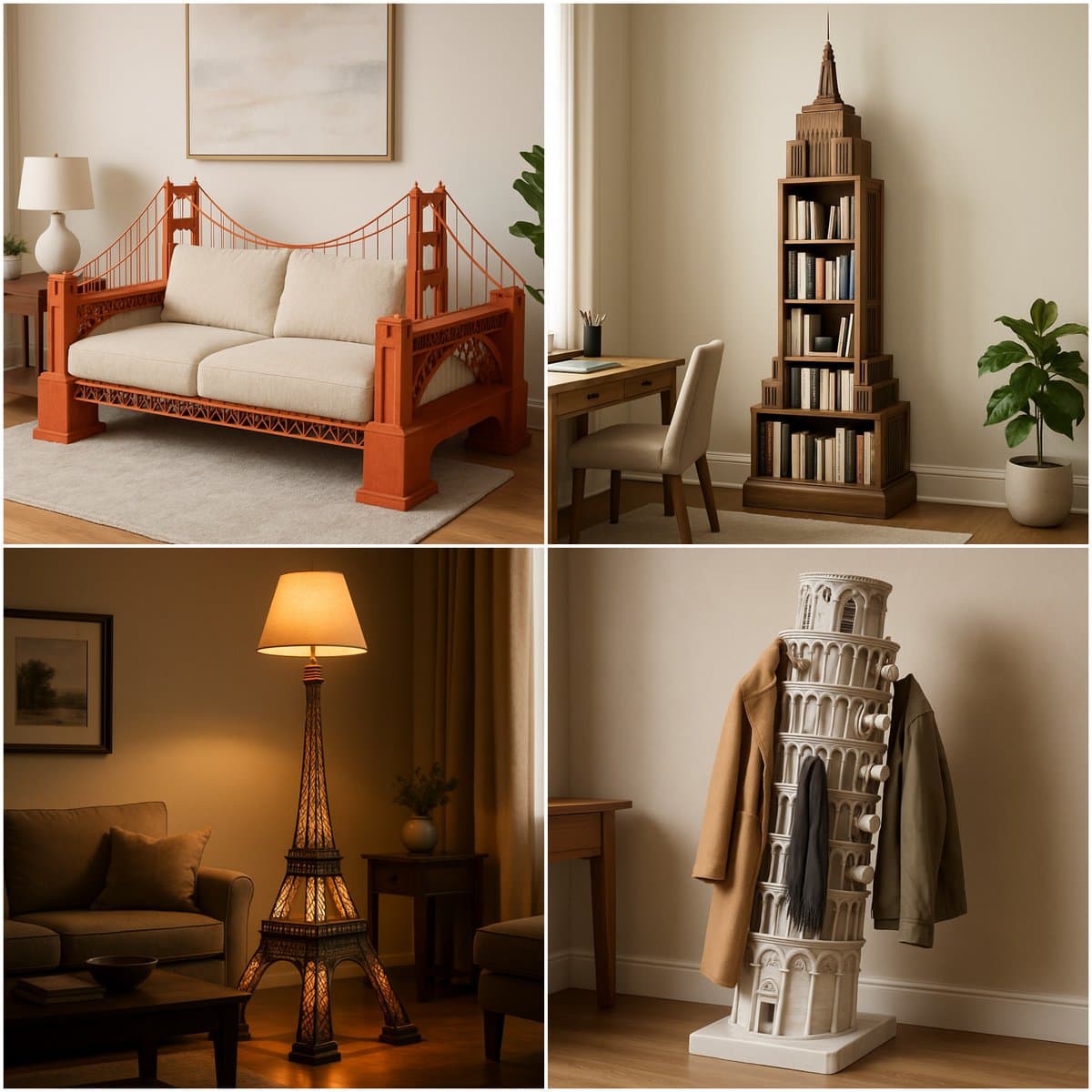 Famous Landmarks as Furniture — Generated result