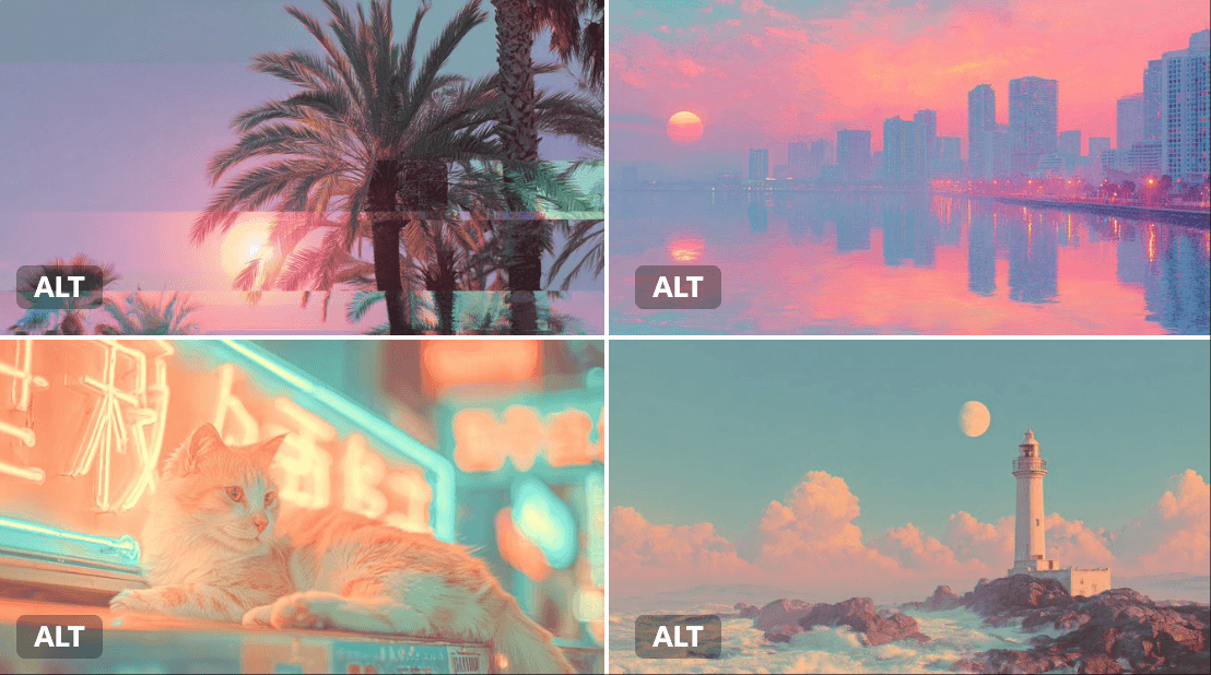 Dreamy Vaporwave Distortion