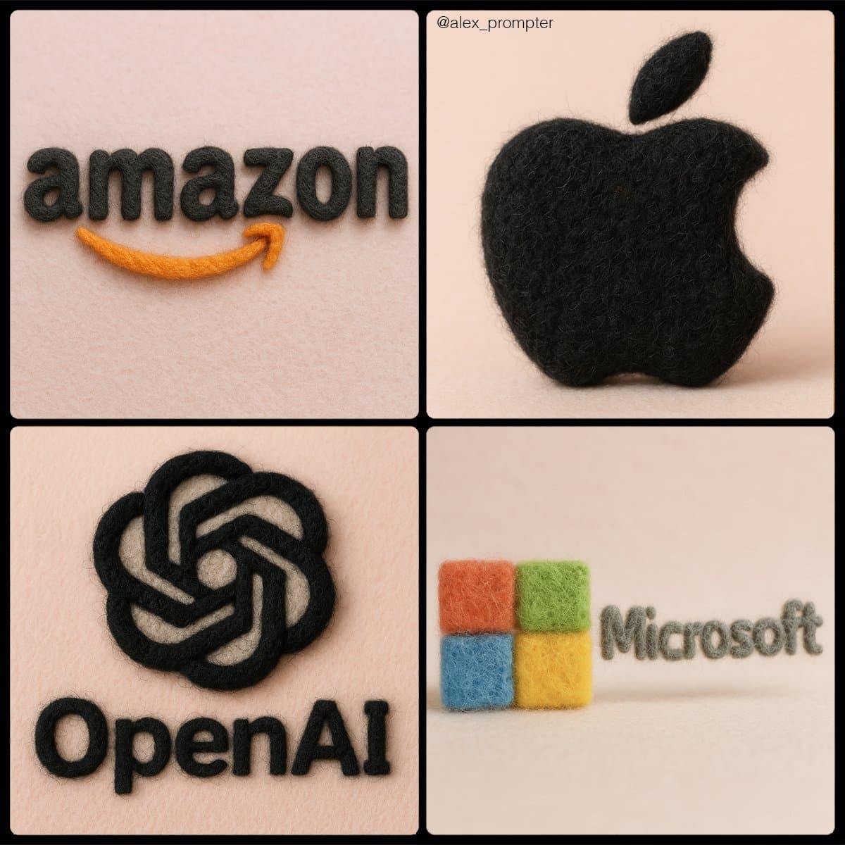 Turn Your Logo into a Felt Texture — Generated result