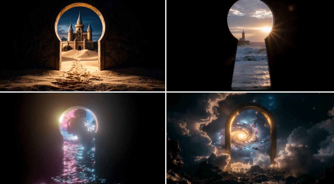 Seeing the World Through a Keyhole