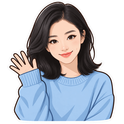 Flat-Illustration offizielles Muster-Sticker